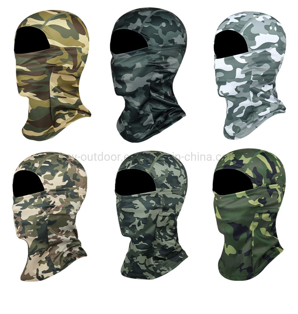 Tactical Camouflage Balaclava Full Face Mask CS Wargame Hunting Cycling Sports Helmet Liner Cap Ski Mask